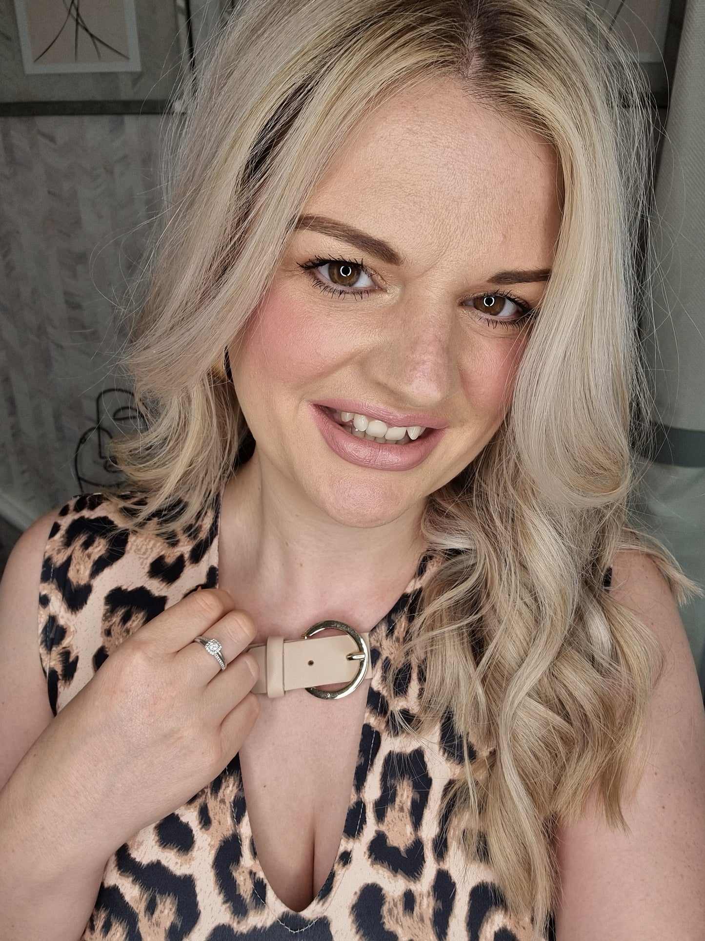SELINE LEOPARD BUCKLE BODYSUIT