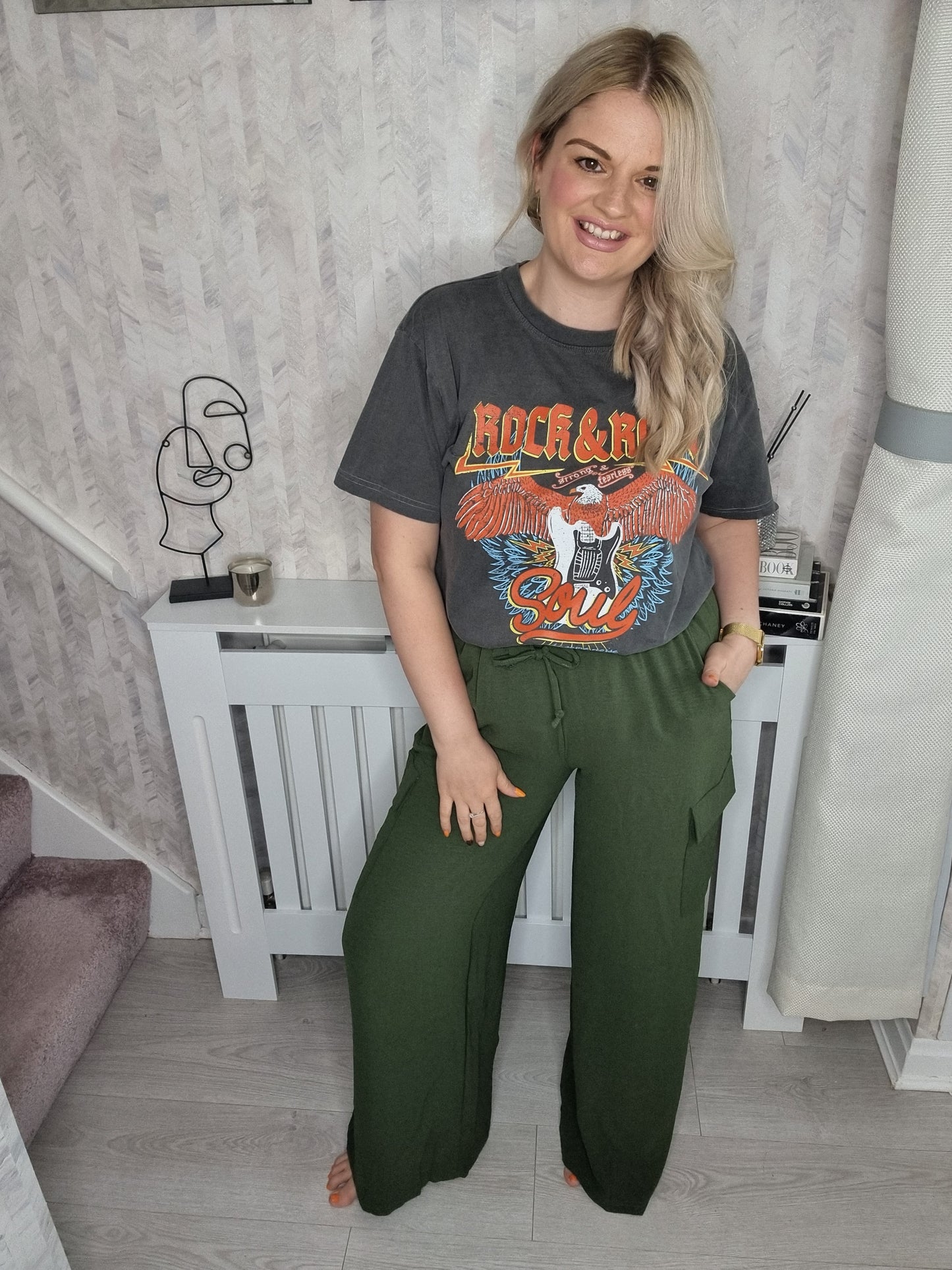 SAMMY KHAKI LOOSE COMBATS