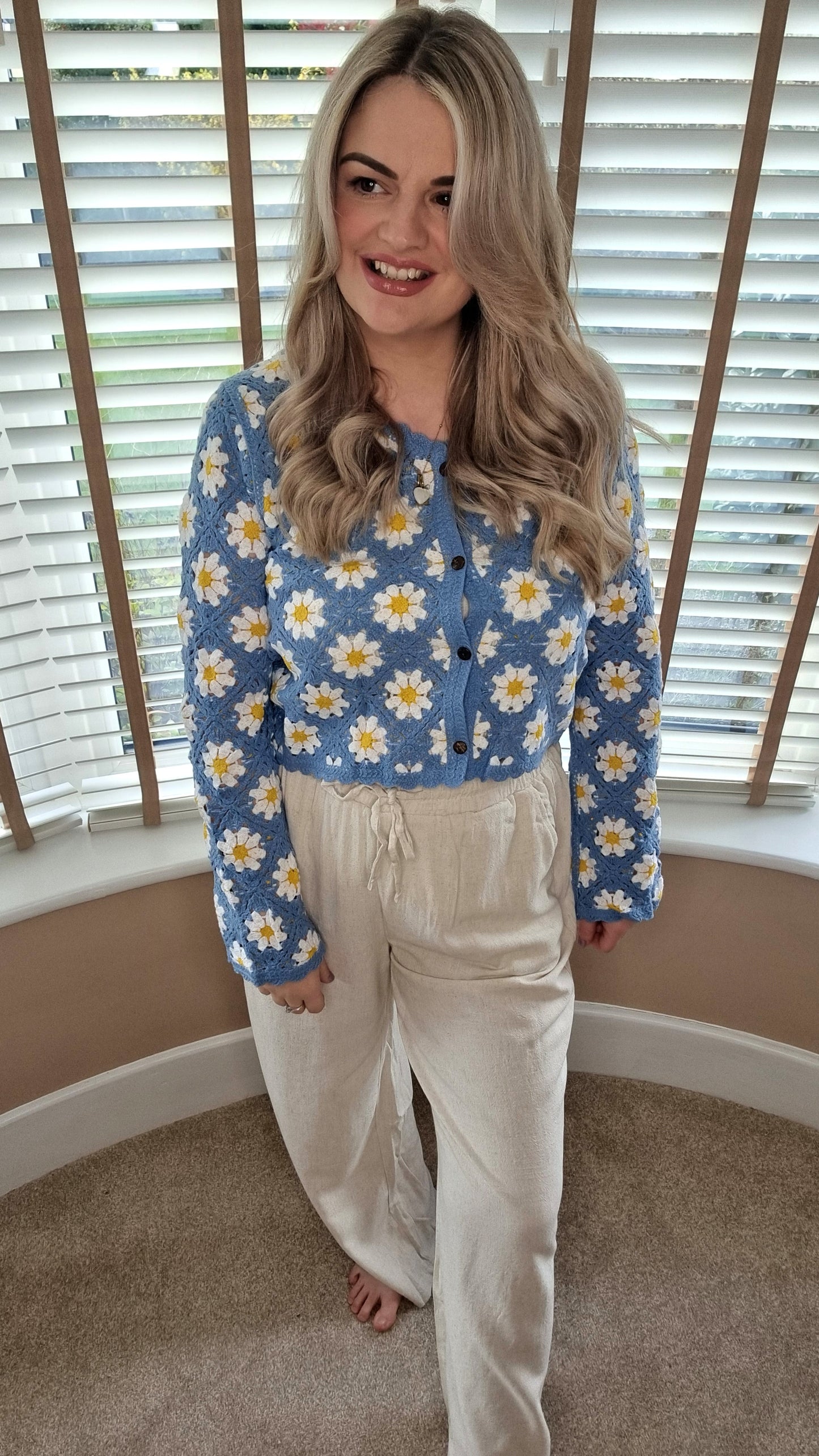 ASHLEY LINEN LOOK DRAWSTRING TROUSERS