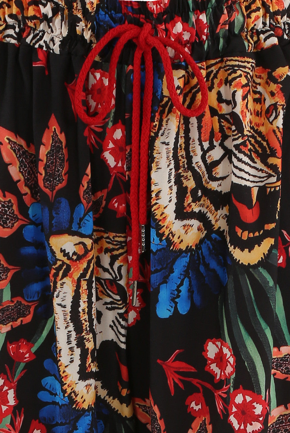 CHELSIE TIGER WIDE LEG PANTS WITH SIDE STRIP