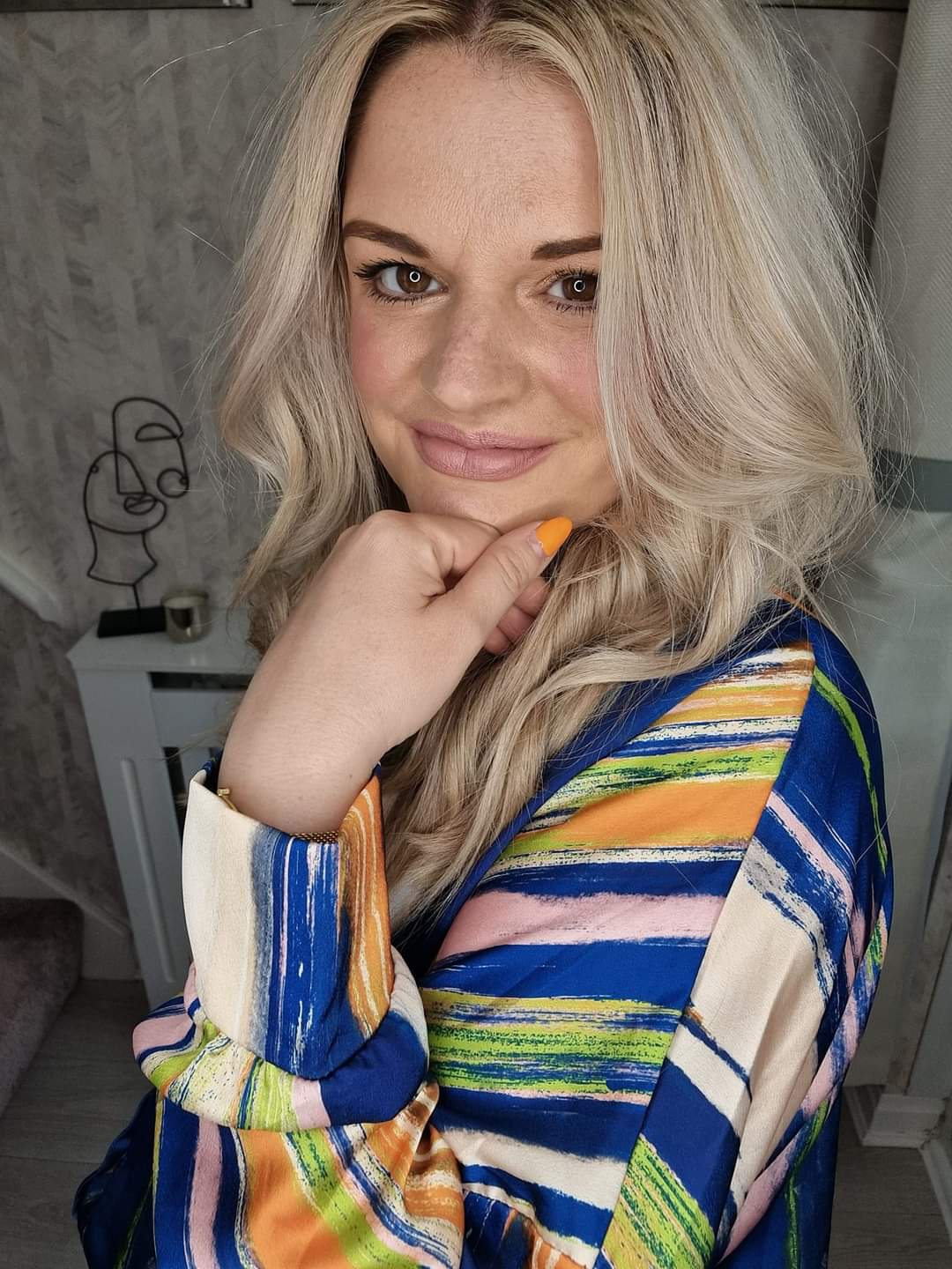 RIVA WATERCOLOUR BLOUSE SHIRT