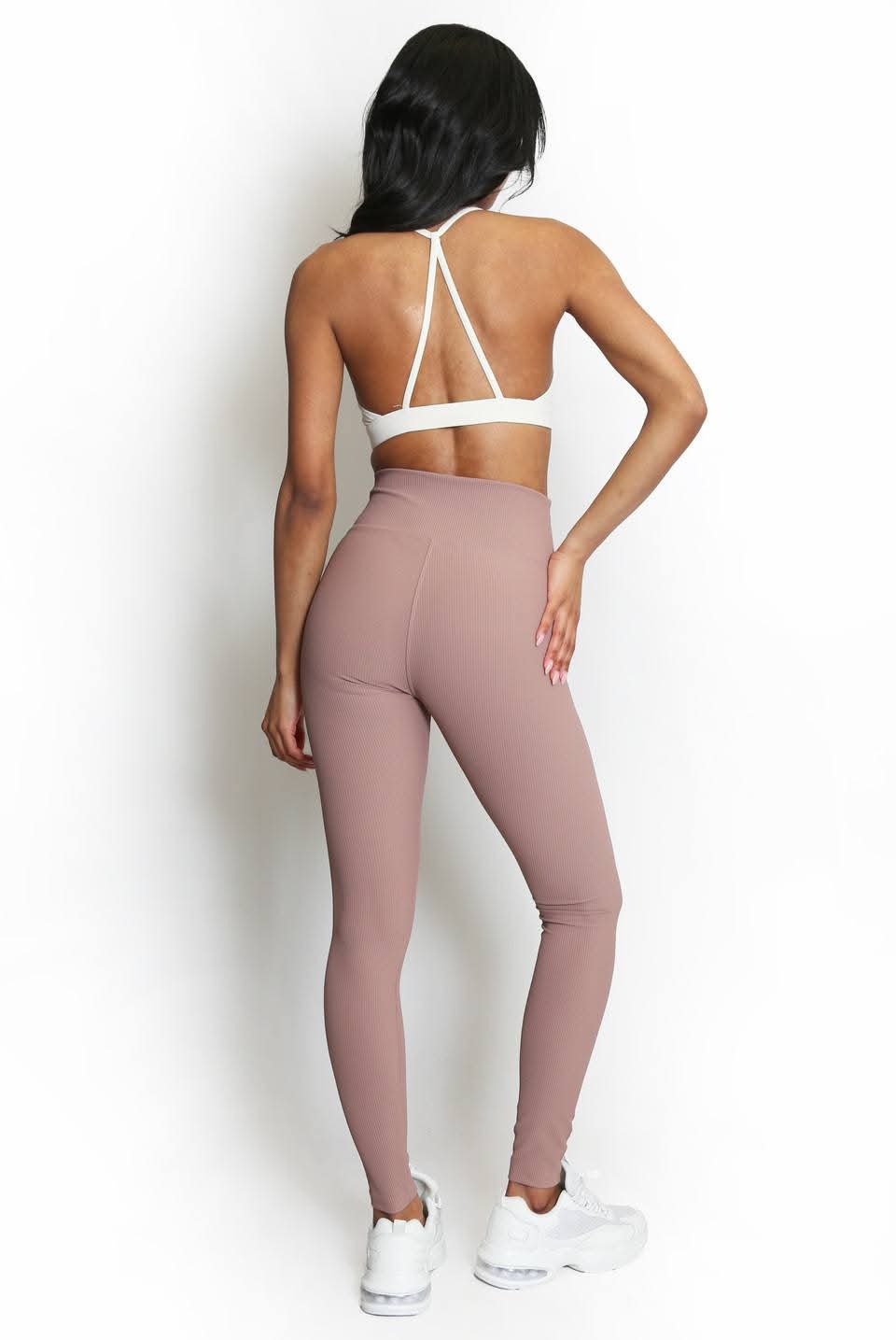 MAYA RIBBED PUSH UP LEGGINGS