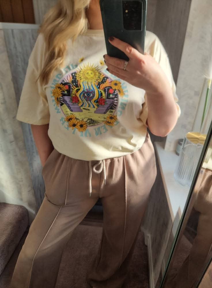 SIENNA DREAMER T SHIRT - CREAM