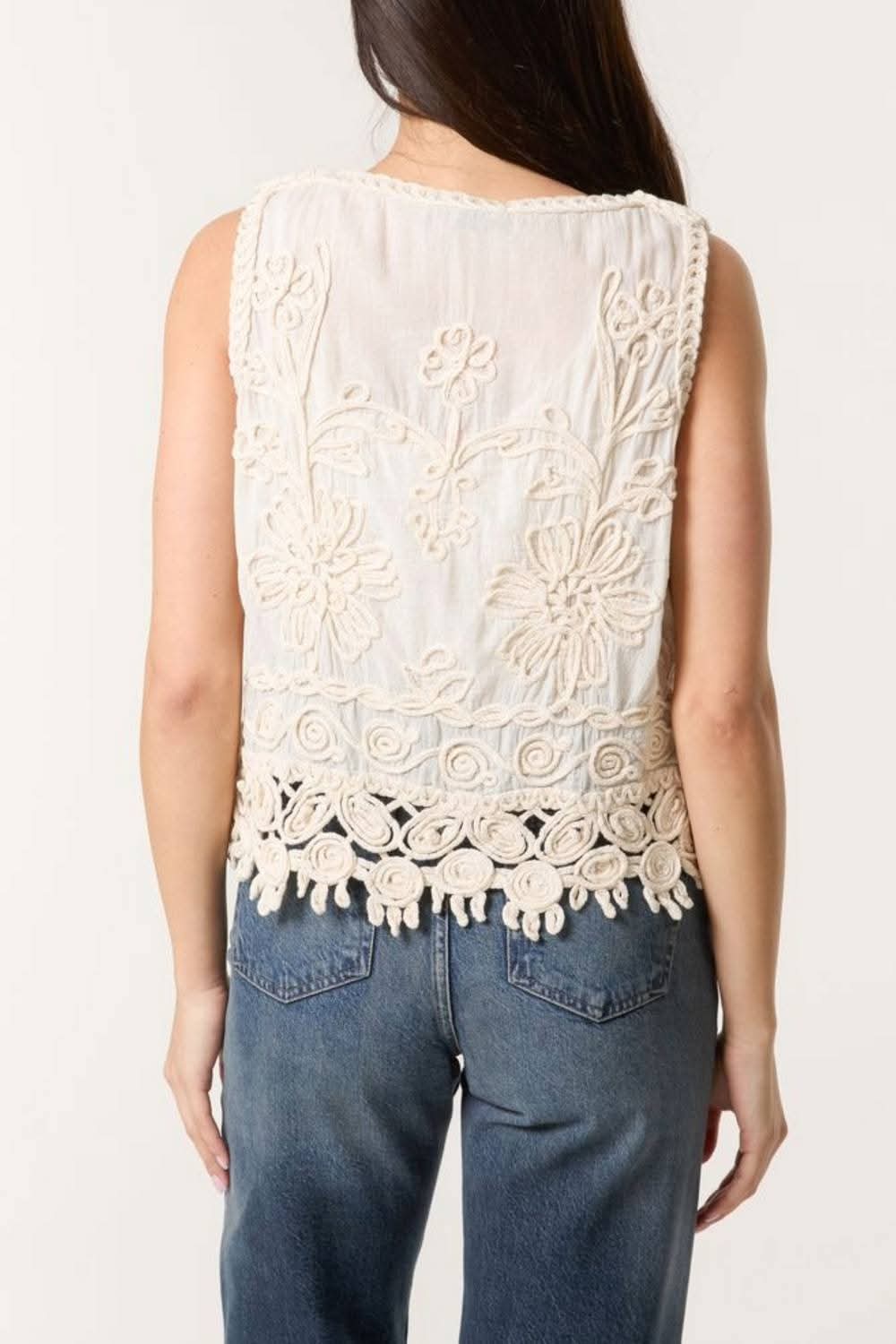 ALBA TIE FRONT WAISTCOAT