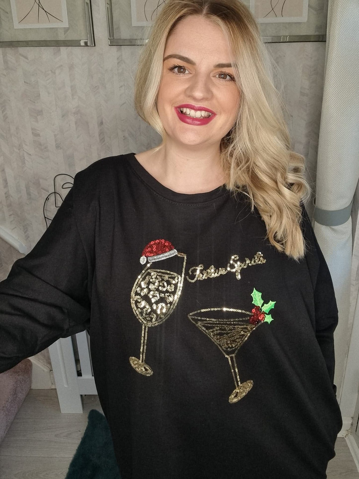 GRACIE OVERSIZED FESTIVE SPIRIT TOP / DRESS