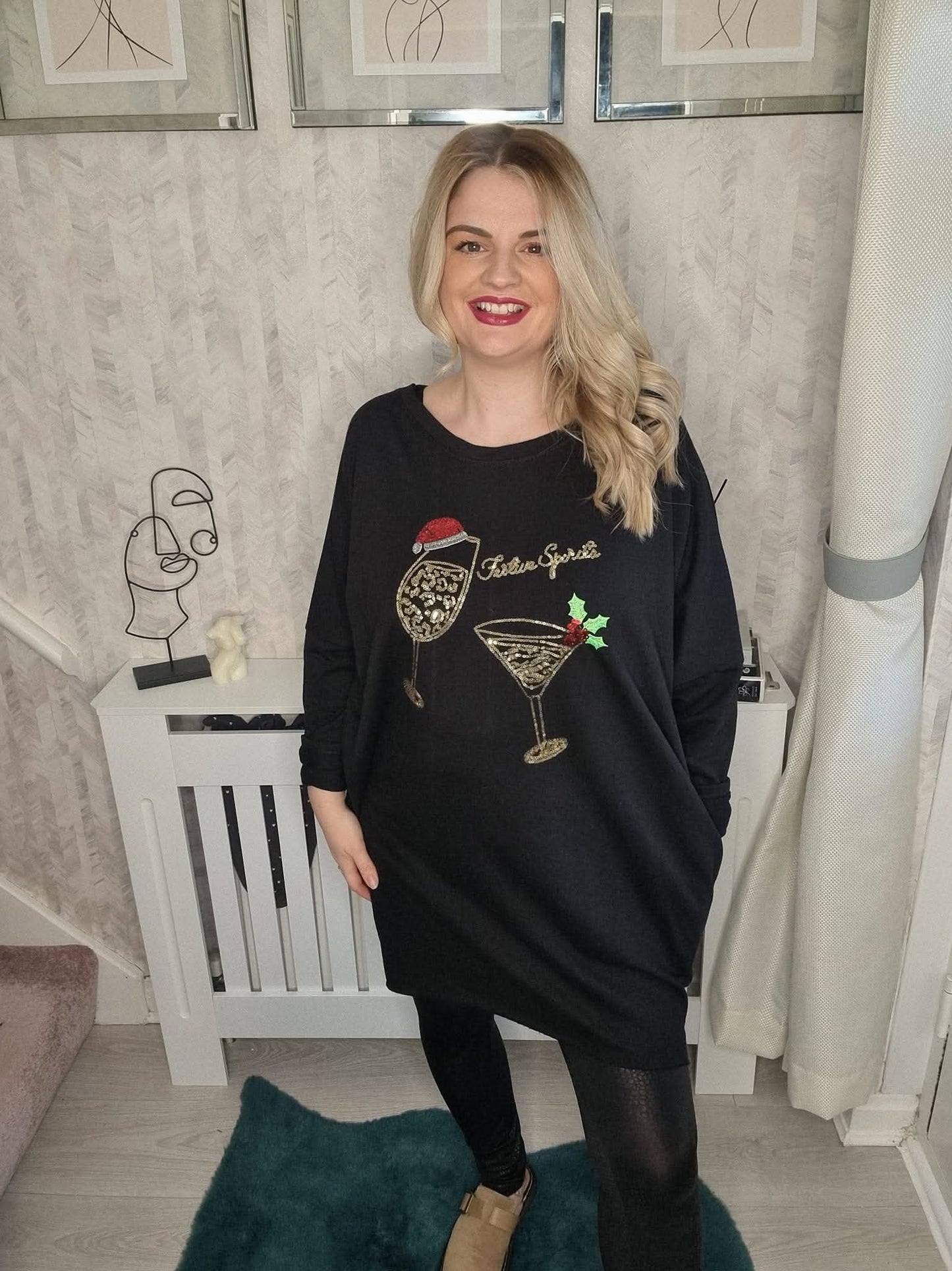 GRACIE OVERSIZED FESTIVE SPIRIT TOP / DRESS