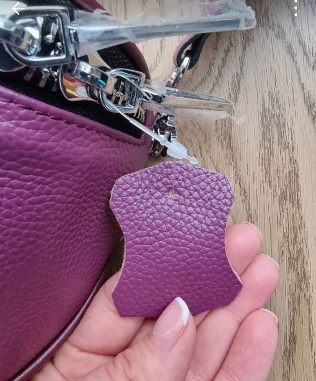 RUBY GENUINE LEATHER SADDLE/BUM BAG - PLUM (MORE COLOURS AVAILABLE)