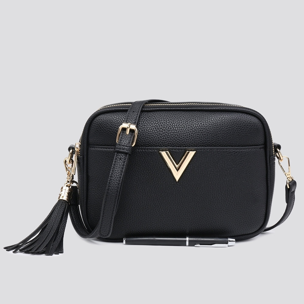 VIOLA CROSS BODY BAG - BLACK