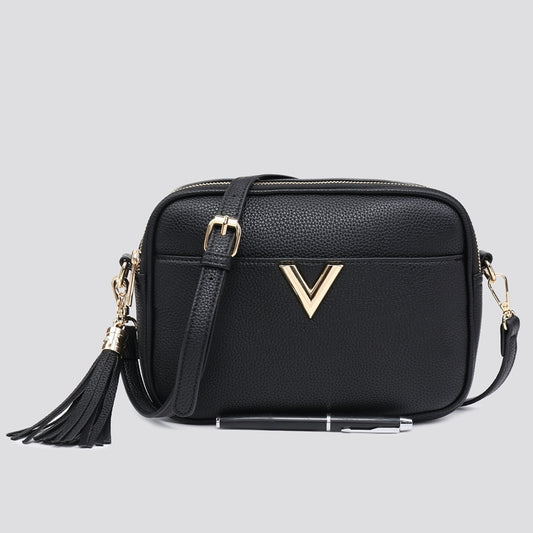 VIOLA CROSS BODY BAG - BLACK
