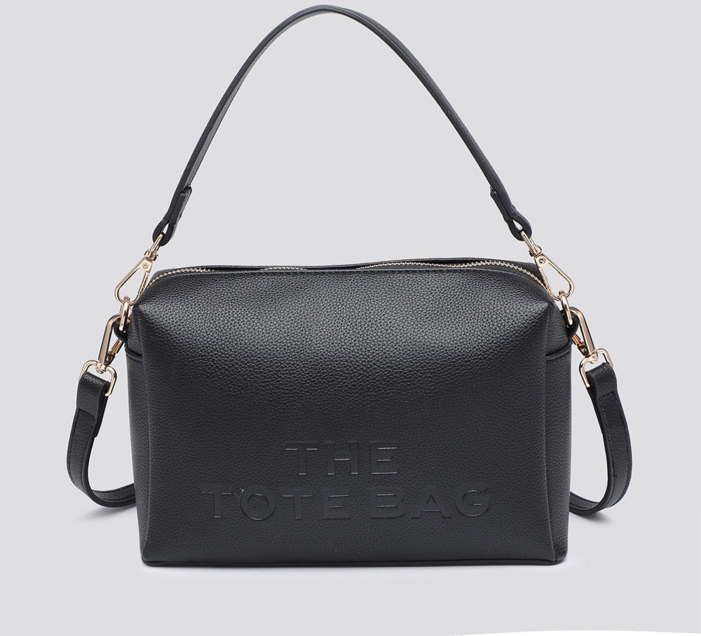 SMALL BLACK TOTE BACK