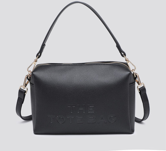 SMALL BLACK TOTE BACK