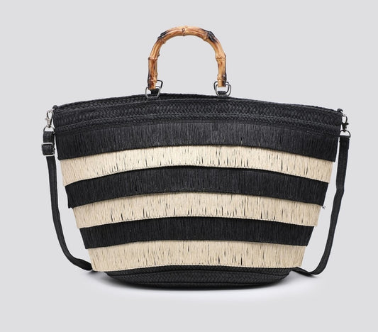 VENUS BEACH BAG - BLACK