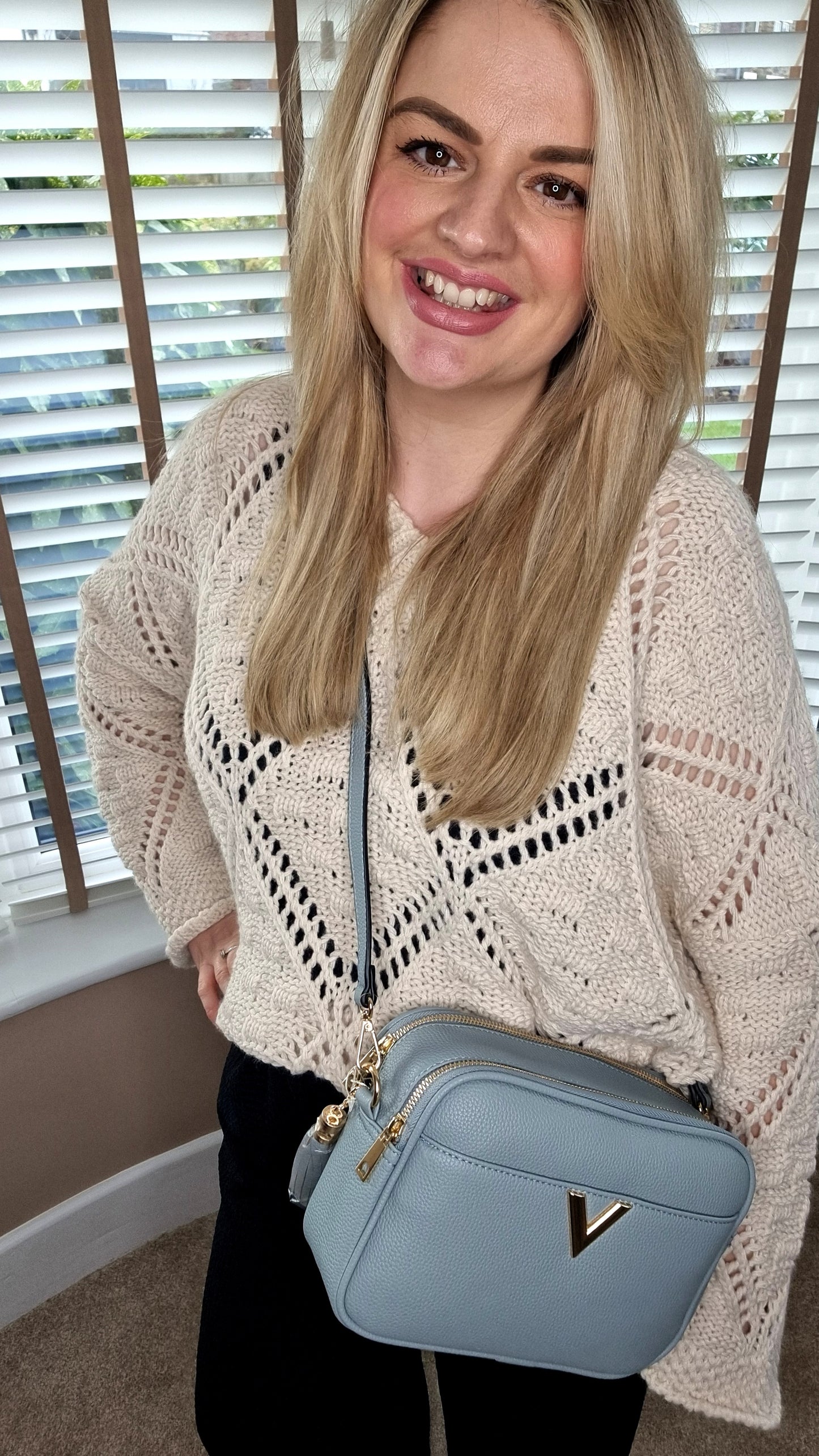 VIOLA CROSS BODY BAG - BABY BLUE