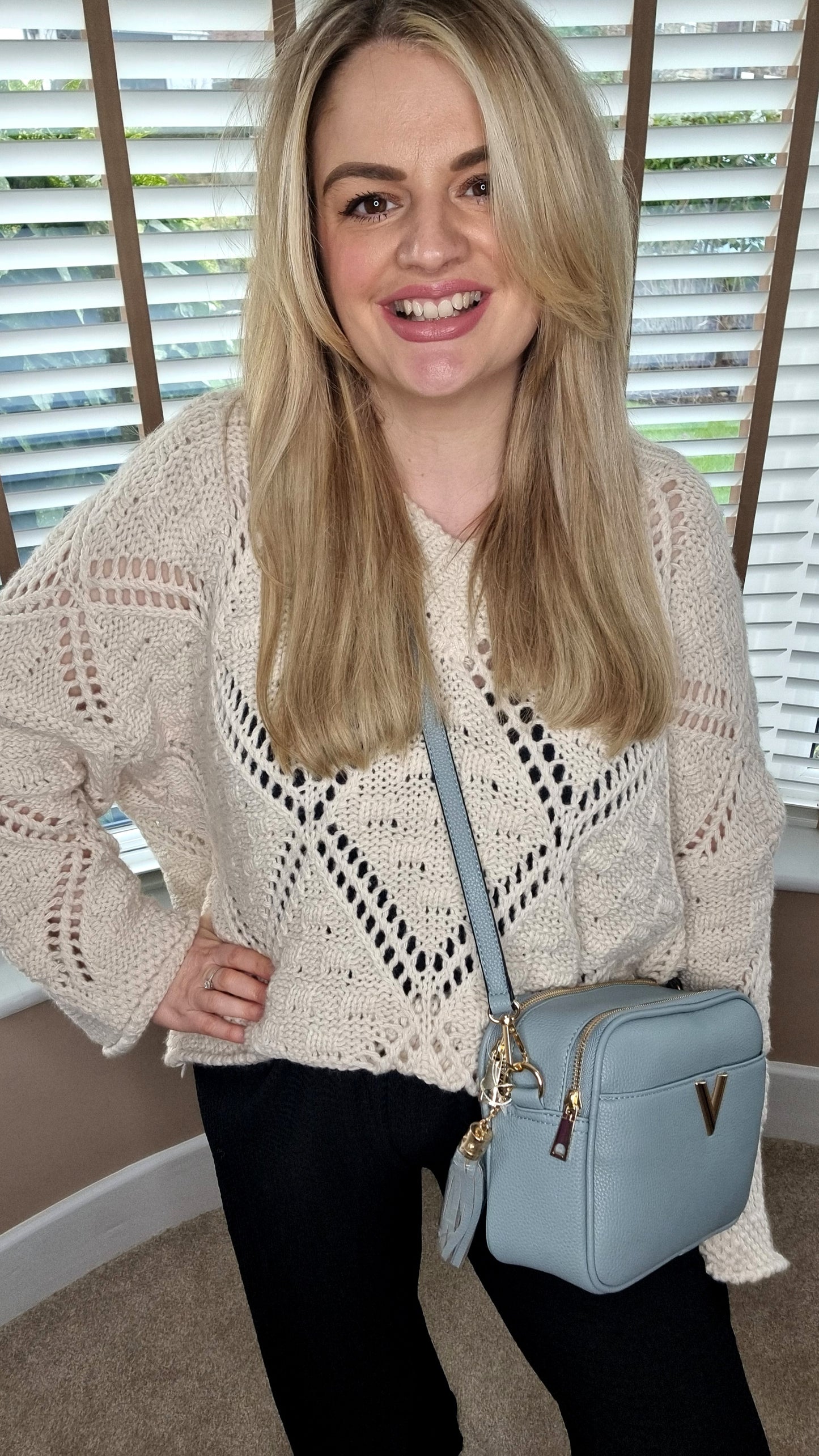 VIOLA CROSS BODY BAG - BABY BLUE