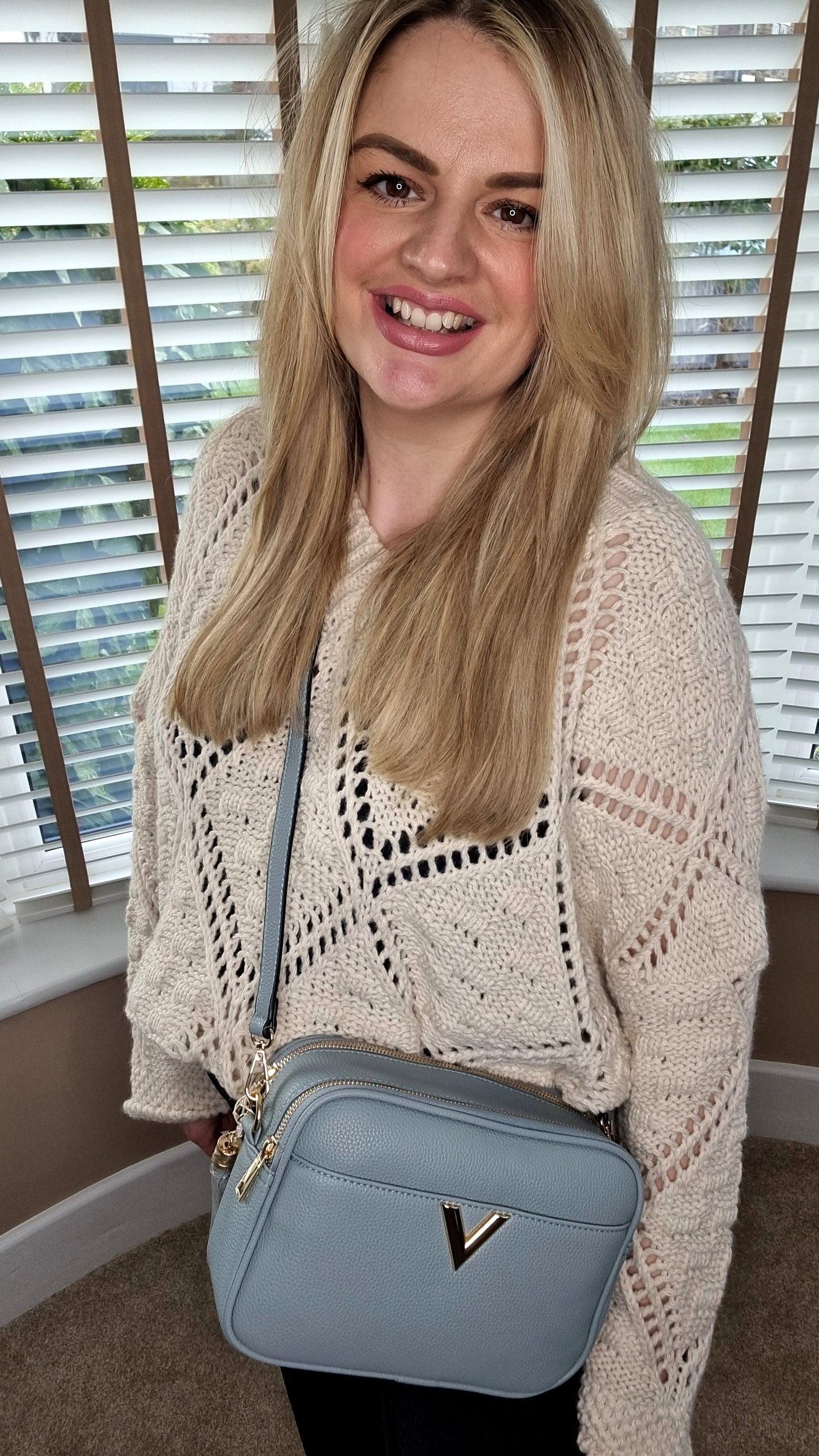 VIOLA CROSS BODY BAG - BABY BLUE