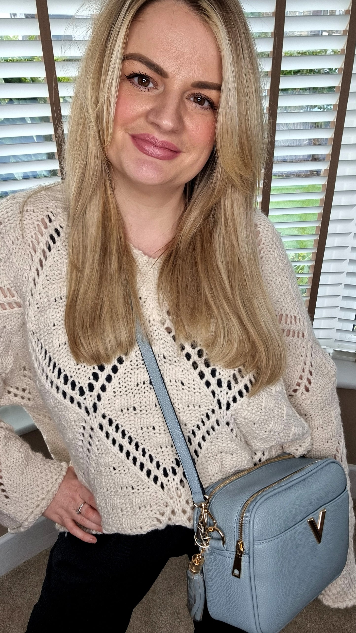 VIOLA CROSS BODY BAG - BABY BLUE