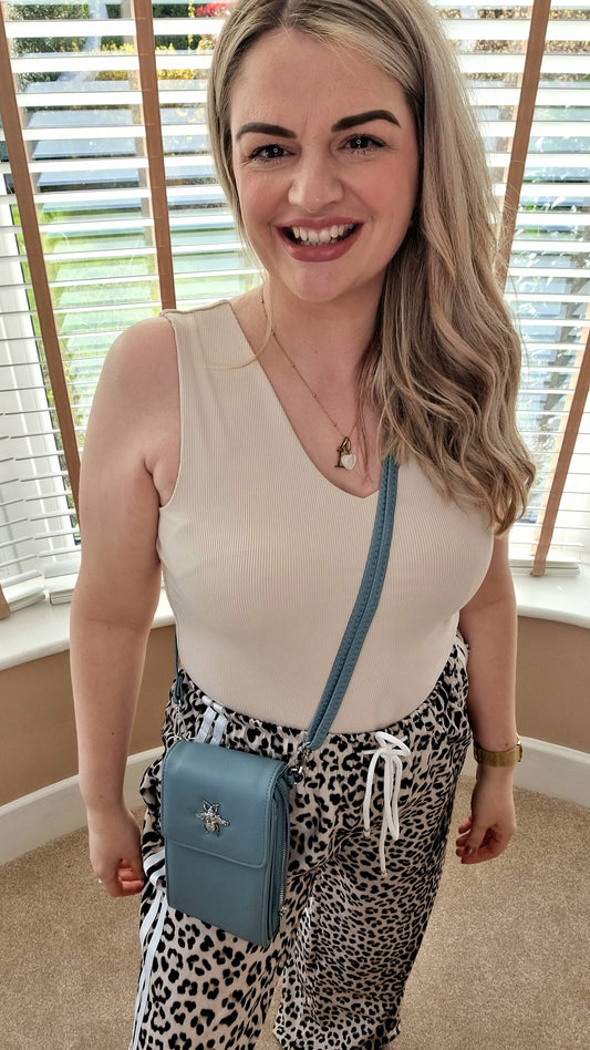 BLAIR MINI CROSS BAG - DUCK EGG