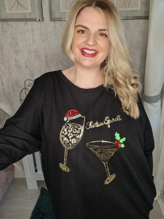GRACIE OVERSIZED FESTIVE SPIRIT TOP / DRESS
