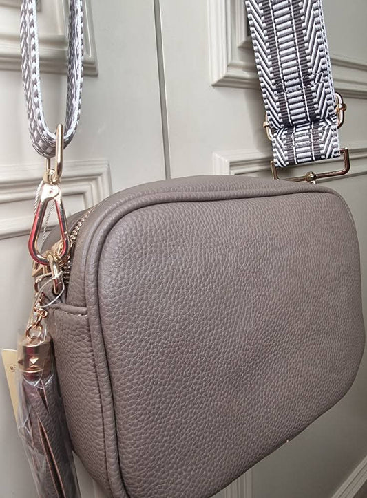 CARRERA CROSS BODY BAG - MUSHROOM