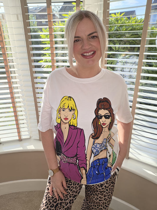ROXANNE EMBELLISHED CHIC T SHIRT